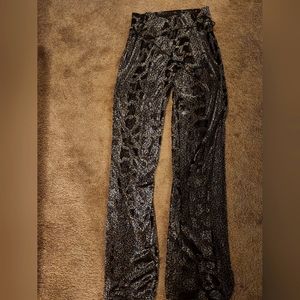 French moda silky velour pants dress pants